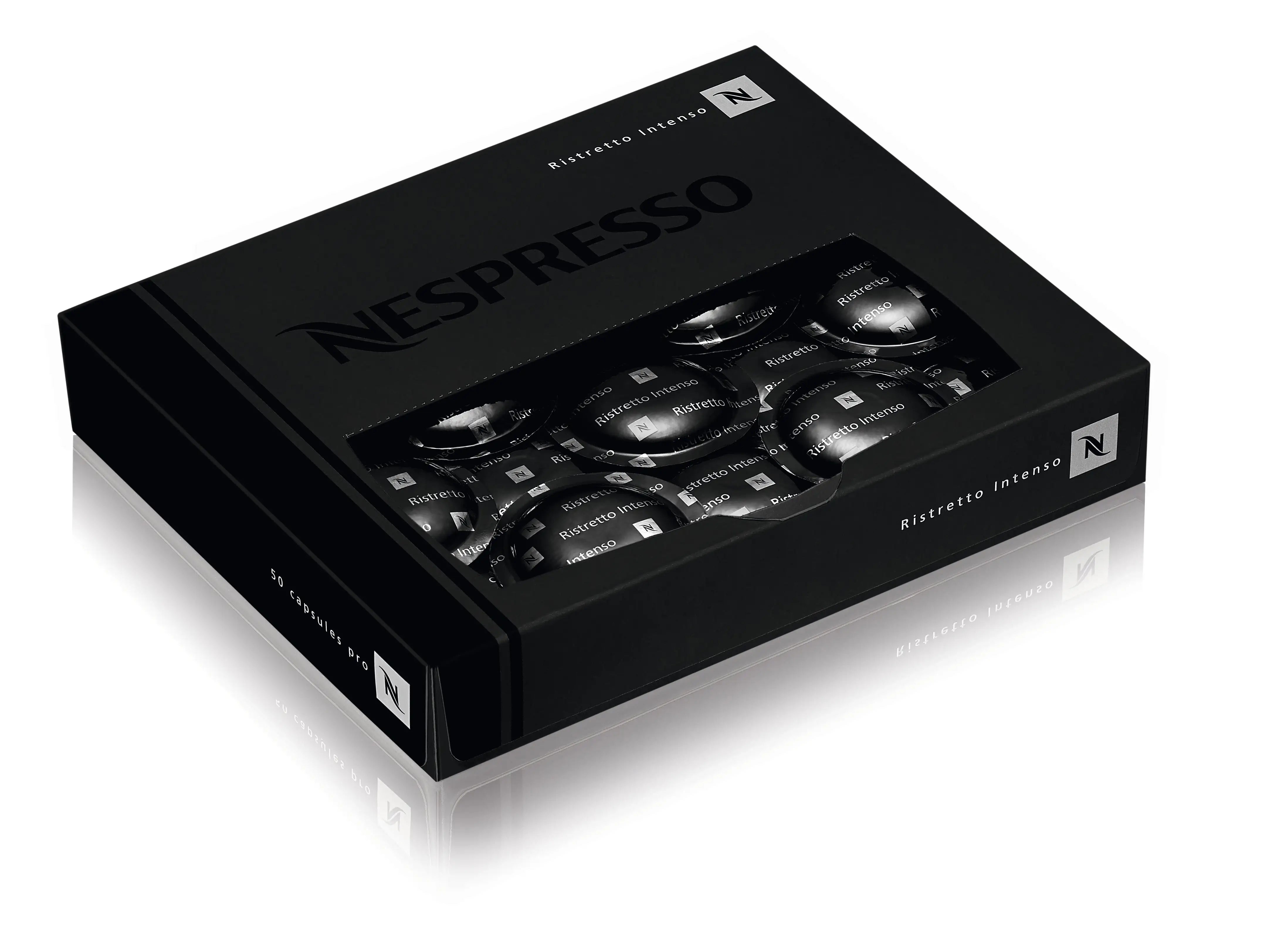Nespresso Ristretto Intenso Box mit 50 Kapseln