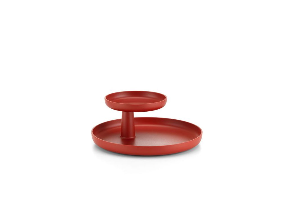 Vitra - Ablage "Rotary Tray" ist eine Etagere in Backstein dunkel