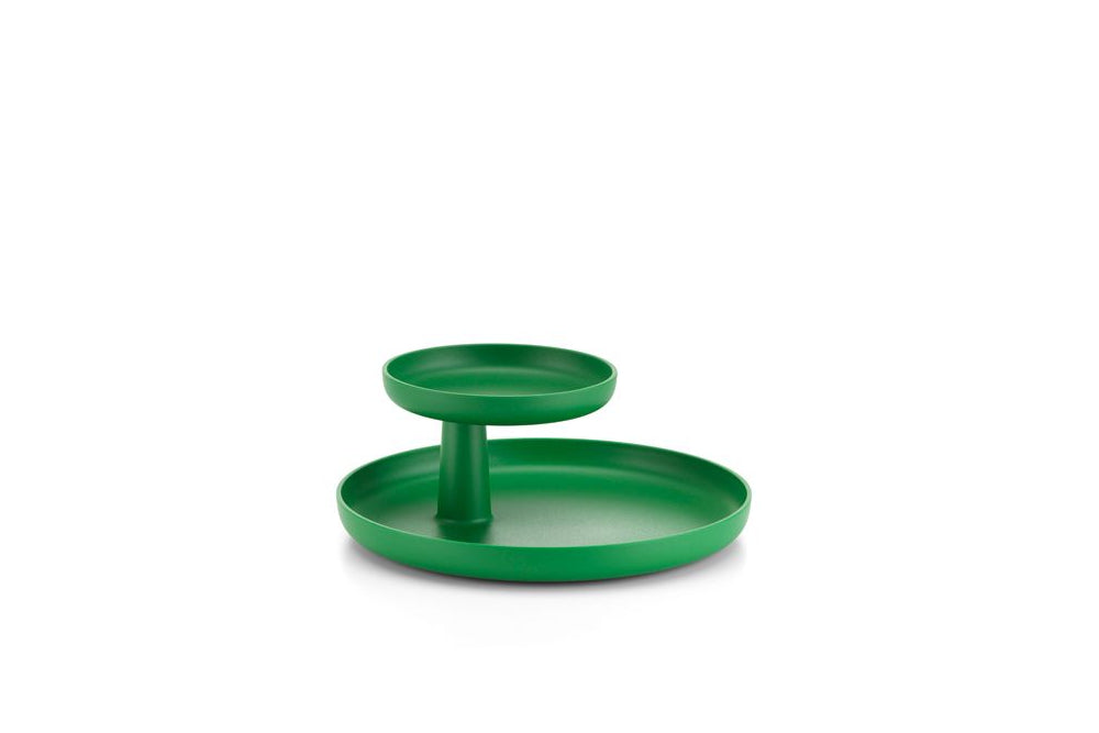 Vitra - Ablage "Rotary Tray" ist eine Etagere in palmgrün