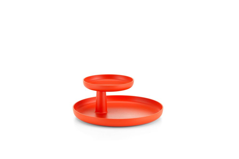 Vitra - Ablage "Rotary Tray" ist eine Etagere in poppy red