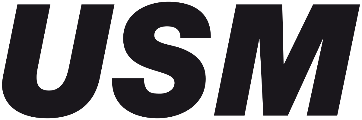 Offizielles Logo von USM in schwarz 
