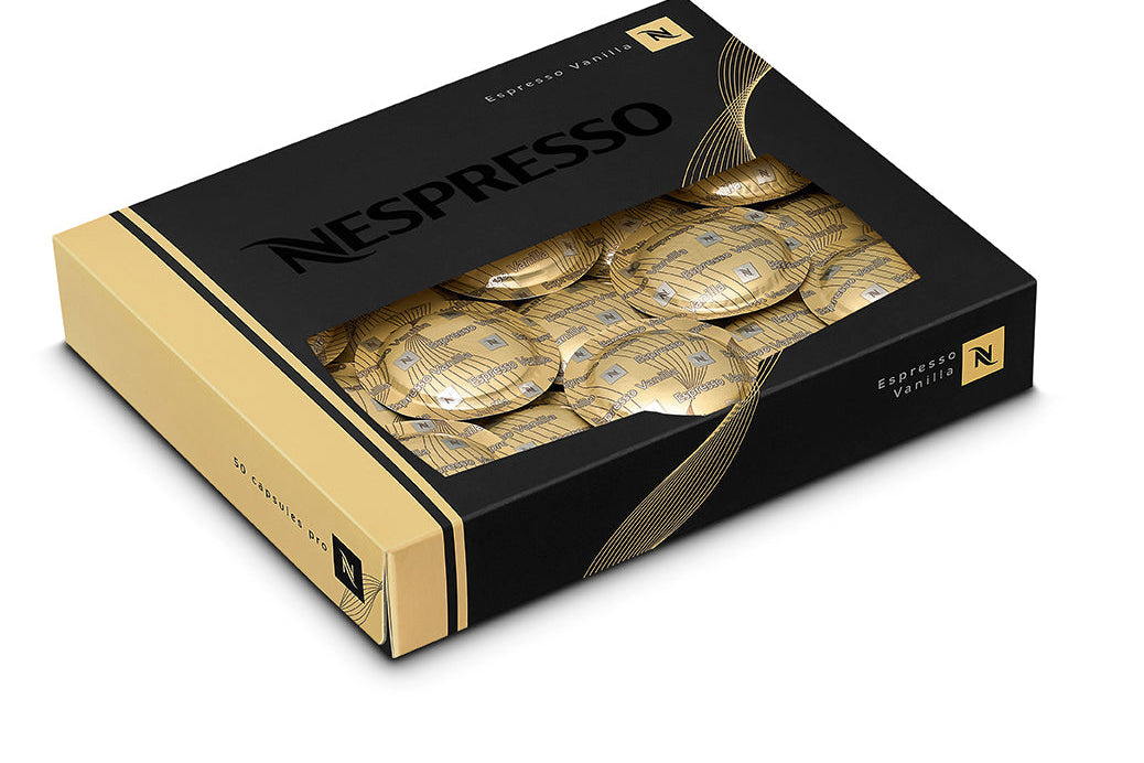 Nespresso Pro Kapseln Espresso Vanilla (50 Kapseln)